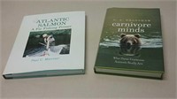 Two Hardcover Books Incl. Atlantic Salmon Fly