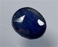 Certified 5.40 Cts Natural Blue Sapphire