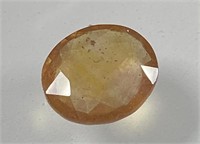 Certified 7.10 Cts natural Yellow Sapphire
