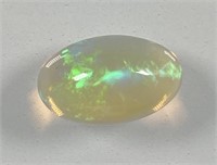 Certified 4.65 Cts Natural Oval Cut Opal