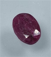 Certified 5.40 Cts Natural Ruby