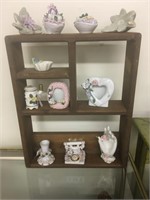 Shelf and contents
