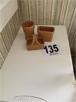 (3) Small Longaberger Baskets