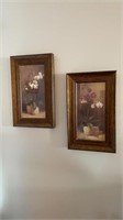 (2) framed orchid prints from Kirklands