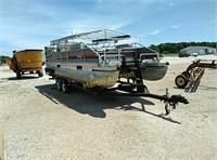 1989 Bass Tracker Pontoon DL & trailer -  VUT