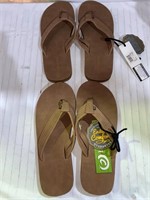 TWO PAIRS OF SANDALS SIZE 10