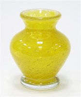 ART NOUVEAU DAUM ART GLASS FOOTED BOWL