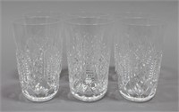 WATERFORD CRYSTAL "CLARE" HIGHBALL GLASSES (6)
