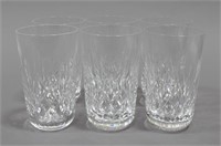 WATERFORD CRYSTAL "LISMORE" HIGHBALL GLASSES (6)