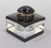 MONTBLANC MEISTERSTUCK CRYSTAL INKWELL