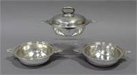 VINTAGE CPR SILVERPLATE SUNDAE DISHES (3)
