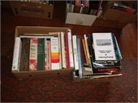 lot of older cookbooks , Betty Crocker, church