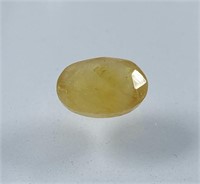 Certified 3.79 Cts Natural Yellow Sapphire