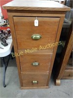 3 drawer wood file cabinet-