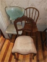 3 vintage chairs