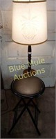 Floor lamp-51"tall working & folding stool