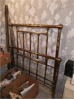 double brass bed frame
