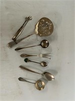7 PIECES ASSORTED STERLING