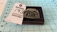 1987 JD Collectible Belt Buckle W/Box