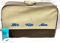 Vintage 1960's Vietnam Airlines Suitcase