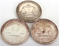 ONE TROY .999 FINE SILVER TRADE UNITS - LOT OF 3
