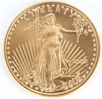 2009 1/4 OZ $10 AMERICAN EAGLE .999 GOLD BULLION