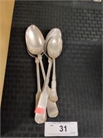 Sterling silver spoons, 6oz