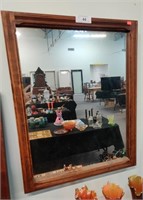 Antique mirror, 23" x 29"