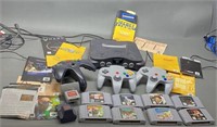 Nintendo 64 Game Console & 3 Controllers
