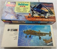 2 Airplane Models in Orig. Boxes