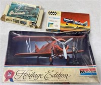 3 Model Airplanes in Orig. Boxes