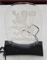 12" Lowenbrau Lighted Beer Sign