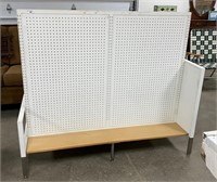 65" Pegboard Display