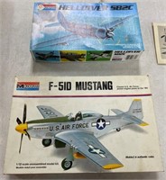 2 Airplane Models in Orig. Boxes