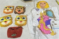 Vintage Halloween Masks & Costumes