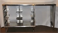 STAINLESS STEEL DISH RACK / CABINET