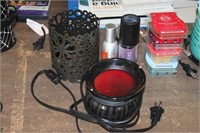 scentsy lot , warmer black, room spray, body spray