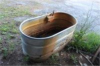 metal water trough,no holes and auto waterer