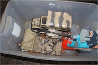 tote of army kids toys,2 tanks. helicopter and k