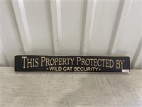 2' Wooden Sign