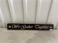 2' Wooden Sign