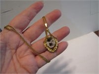 Vintage Signed White & Co Gold Filled Necklace