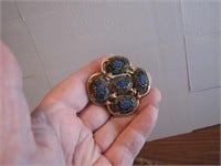 Vintage Brooch Pin Signed Sarah Cov