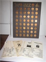 All 50 States Novelty CounterStamped  Pennies