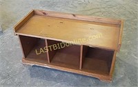 Wooden Boot Bench