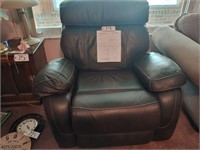 Dallas Leather Electric recliner, Hess Furniture