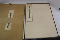 Large 15 x 21" Right Hand Japanese Book