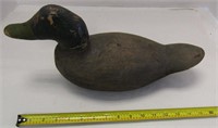 15" Wood Carved Duck Decoy
