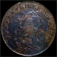 1807 Draped Bust Half Dollar LIGHTLY CIRCULATED