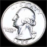 1955 Washington Silver Quarter UNCIRCULATED